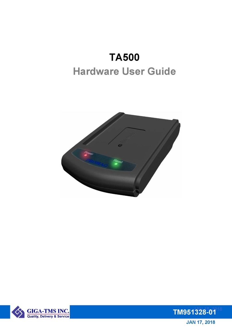 GIGA-TMS TA500 Installation manual