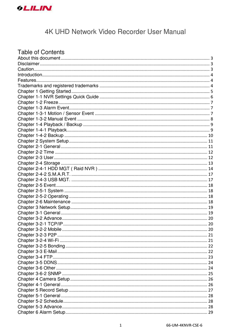 Lilin NVR5208E user manual