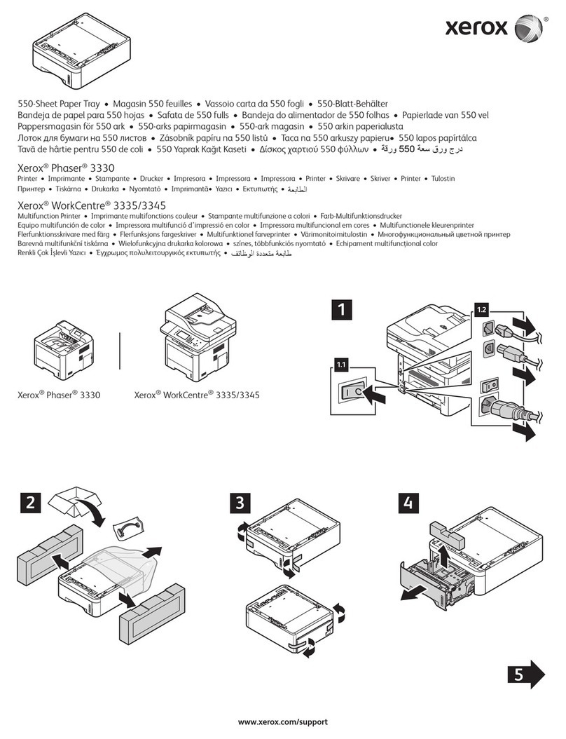 Xerox Phaser 3330 User manual