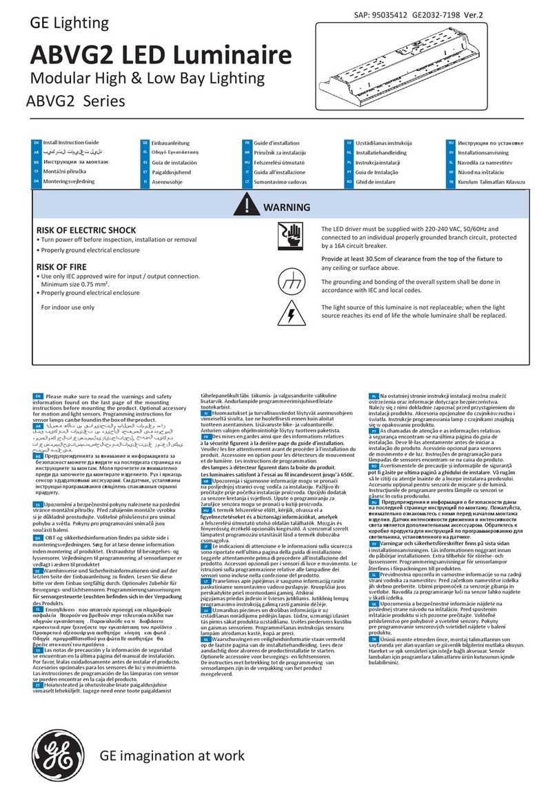 GE ABVG2 Series Configuration guide