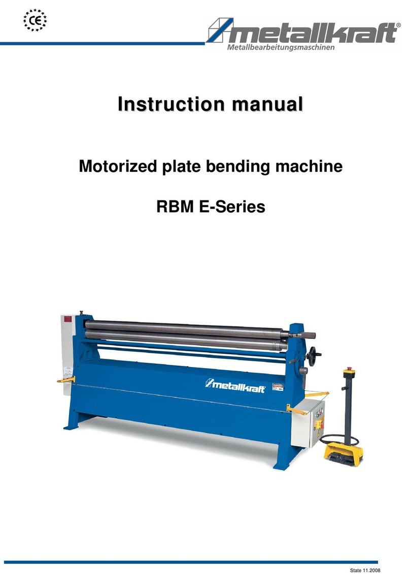 Metallkraft RBM 1270-25 E instruction manual