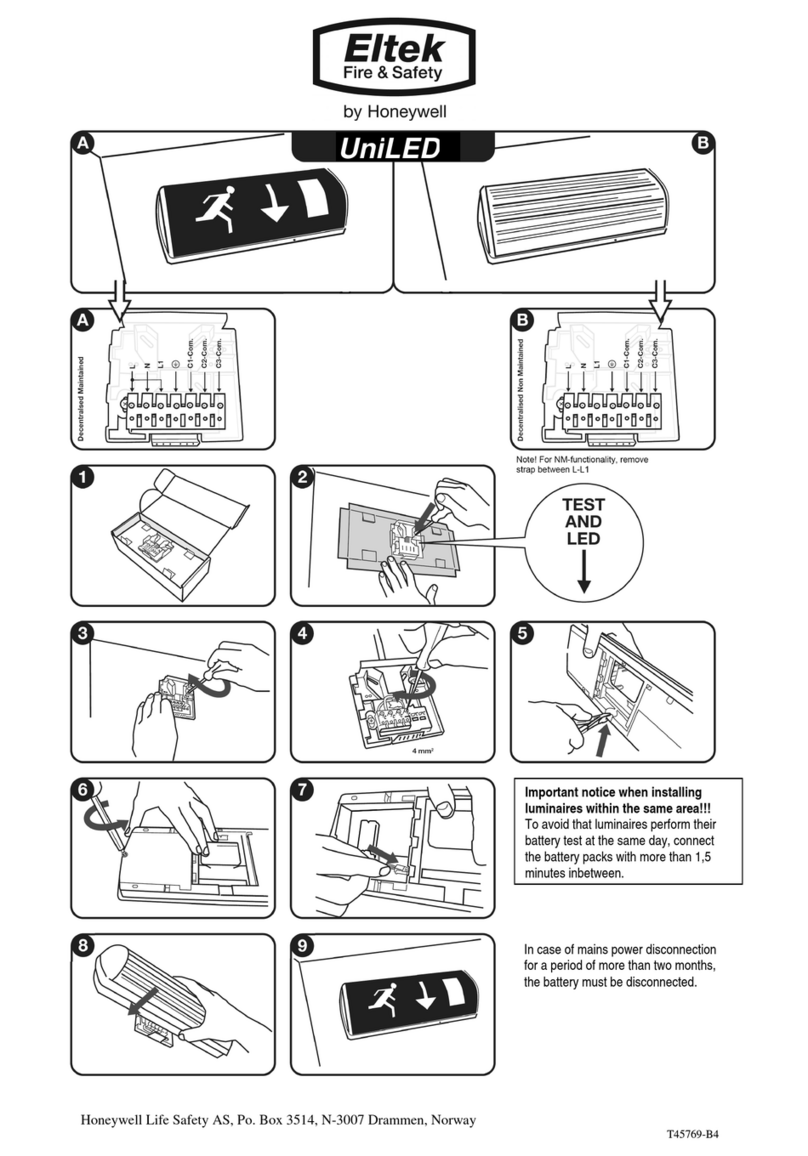 Honeywell Eltek UniLED User manual