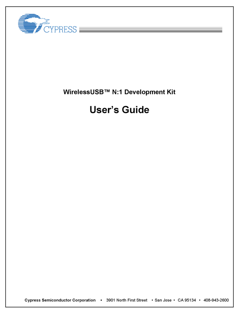 Cypress WirelessUSB CY3635 N:1 User manual