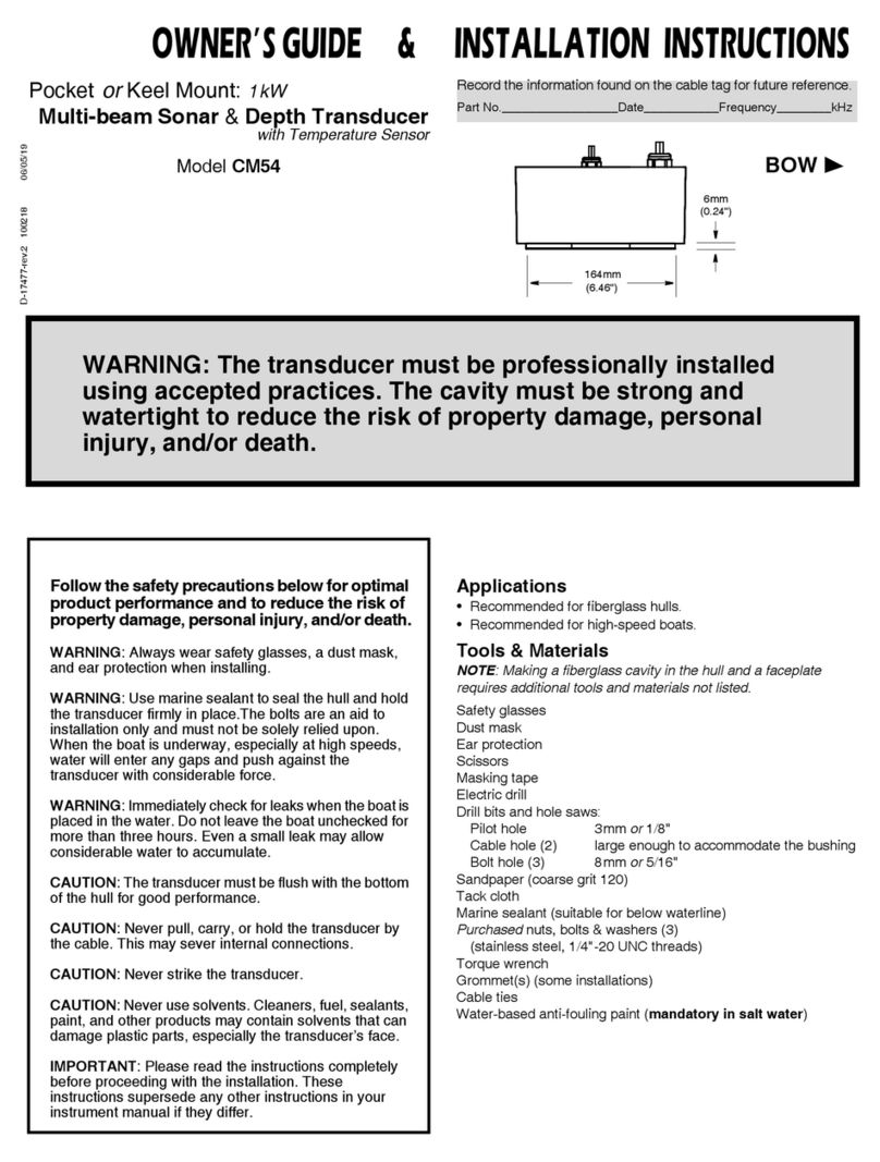 Furuno CM54 Instruction Manual