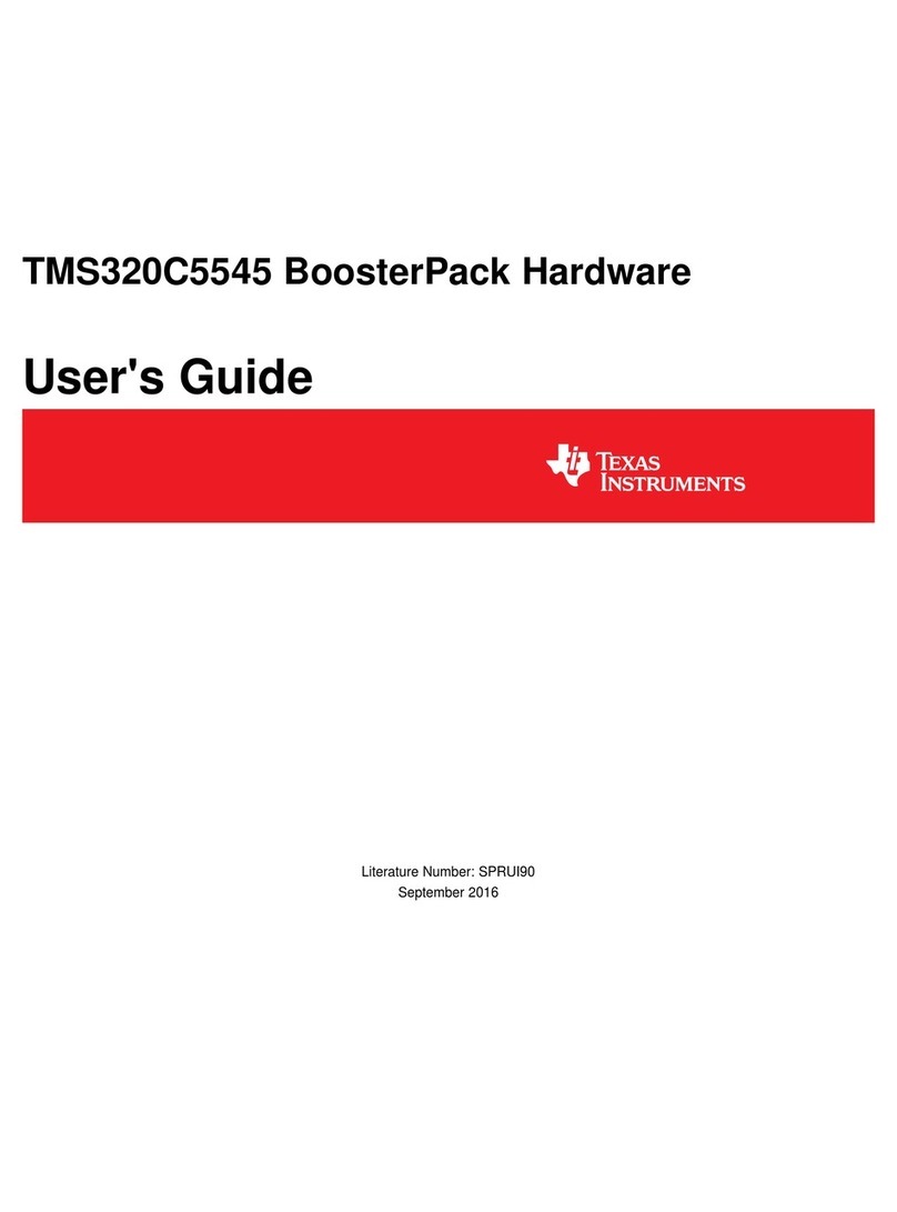 Texas Instruments TMS320C5545 BoosterPack Installation manual