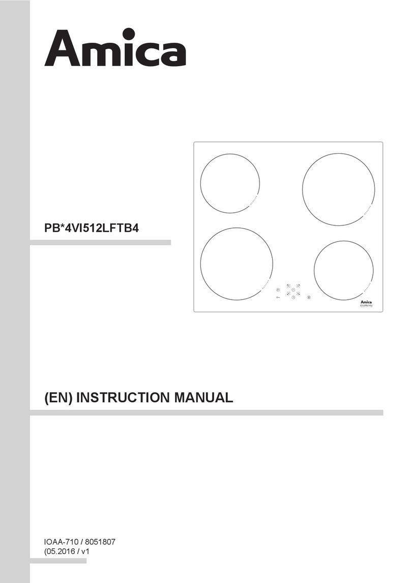 Amica PB 4VI512LFTB4 Series instruction manual