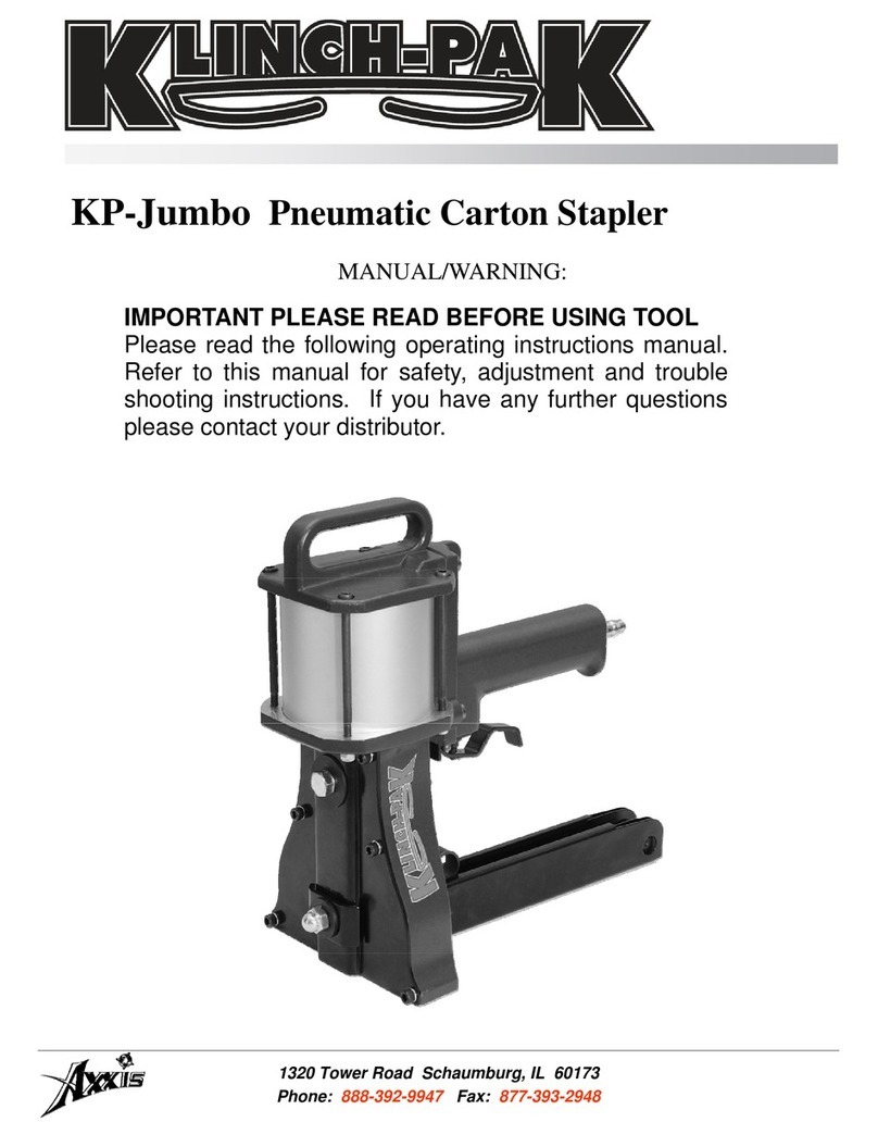 KLINCH-PAK KP-Jumbo manual