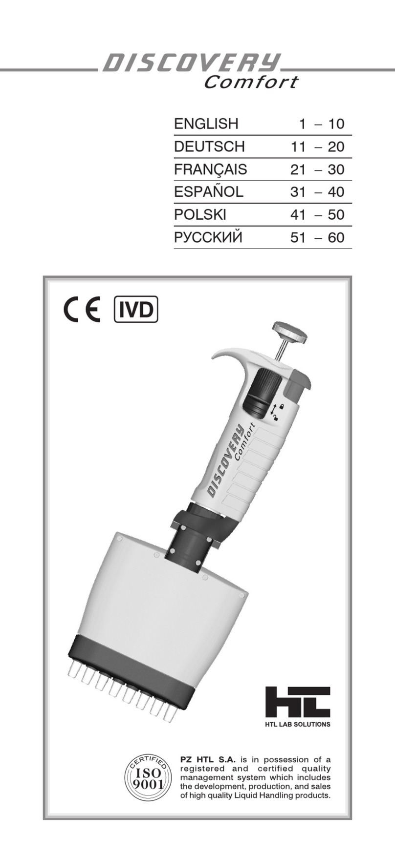 HTL DISCOVERY Comfort DV8-10 manual