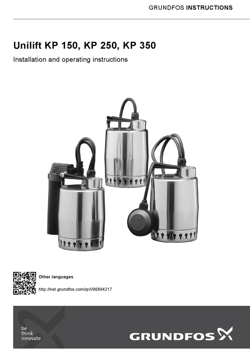 Grundfos Unilift KP 250 User manual