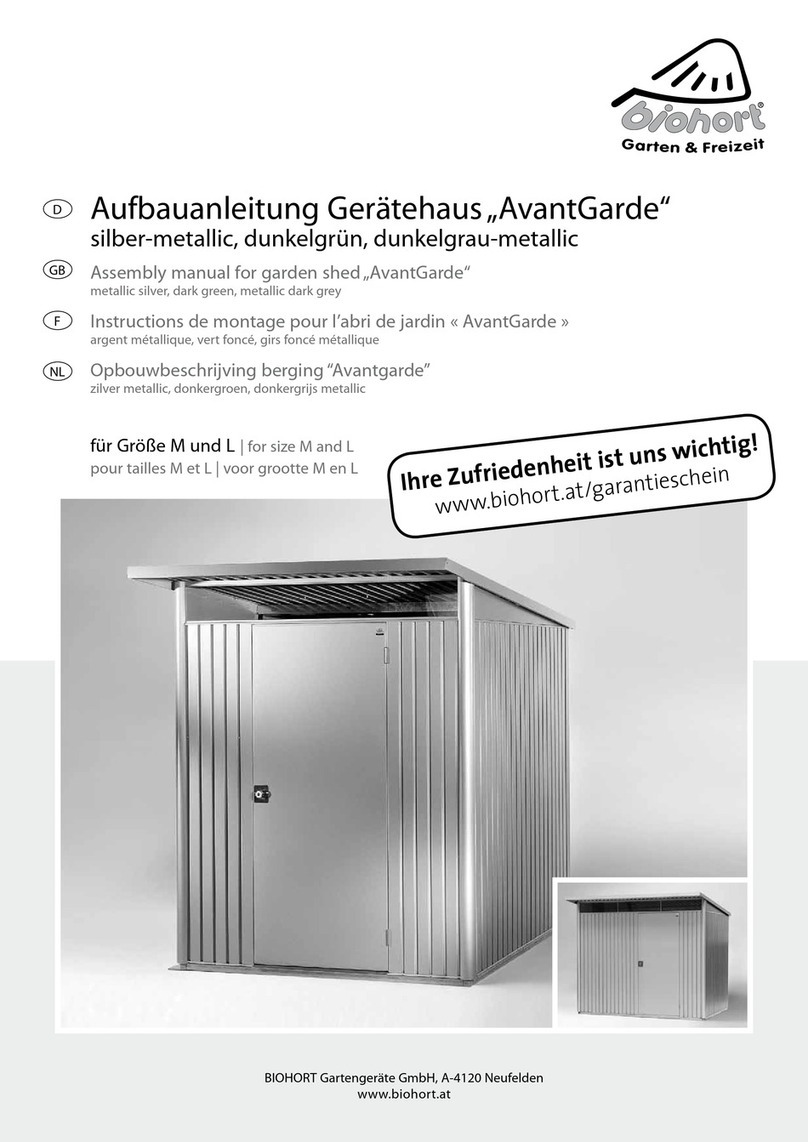 Biohort AvantGarde Assembly manual