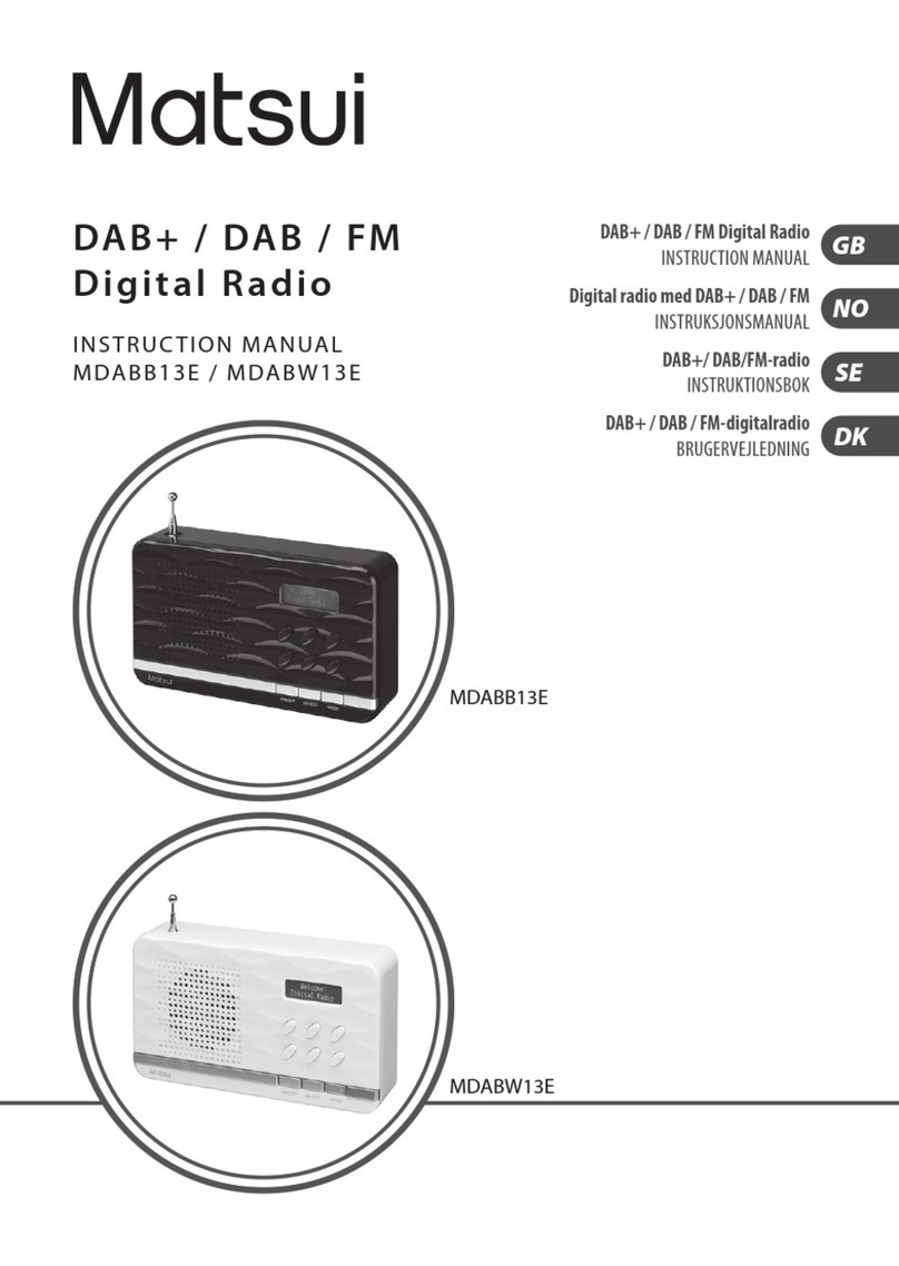 Matsui MDABB13E instruction manual