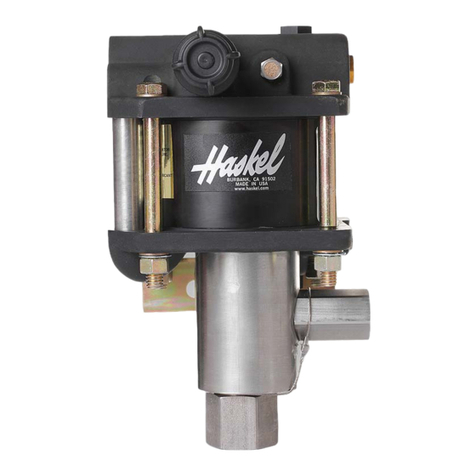Haskel 4B Series Operating and maintenance instructions