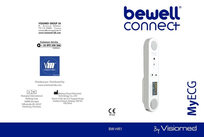 VISIOMED My ECG Bewel connect+ BW-HR1 User manual VISIOMED My ECG Bewel connect+ BW-HR1 User manual