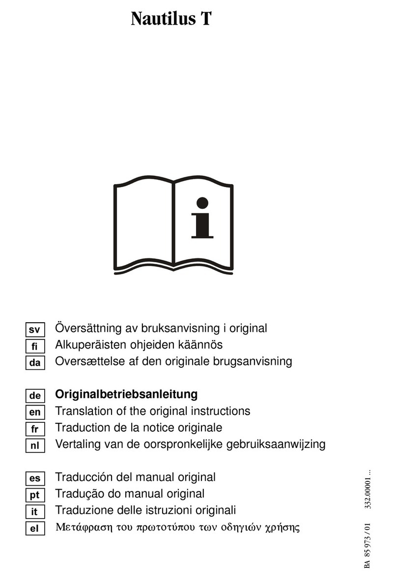 Bego Nautilus T Translation of the original instructions Bego Nautilus T Translation of the original instructions