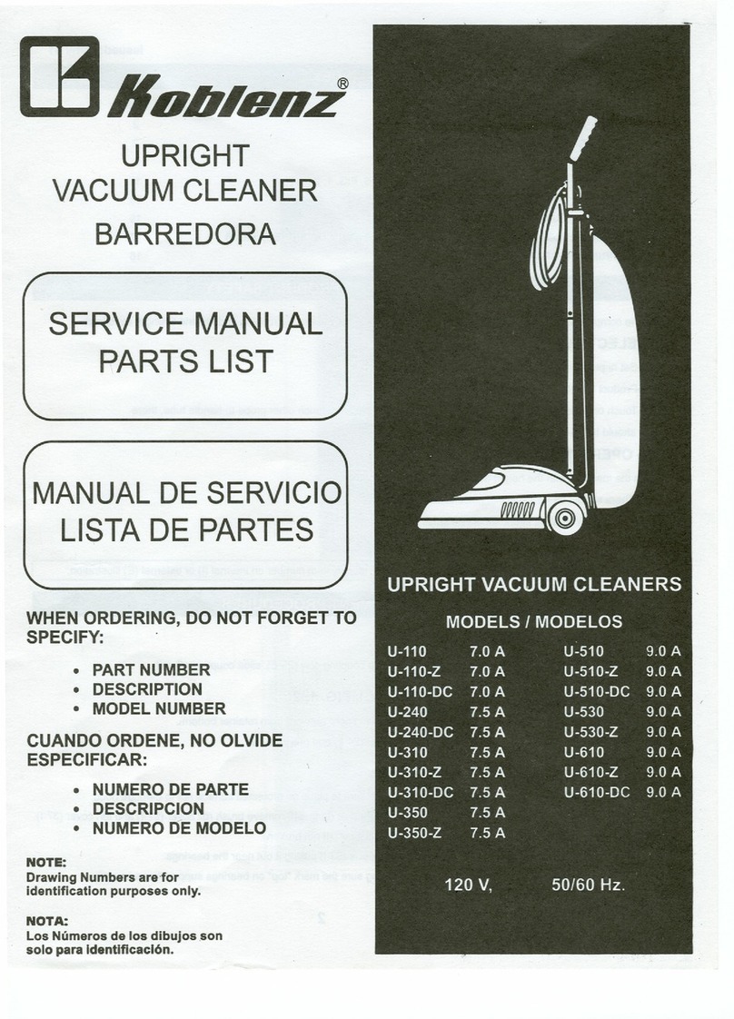 Koblenz U-110 Service manual & parts list