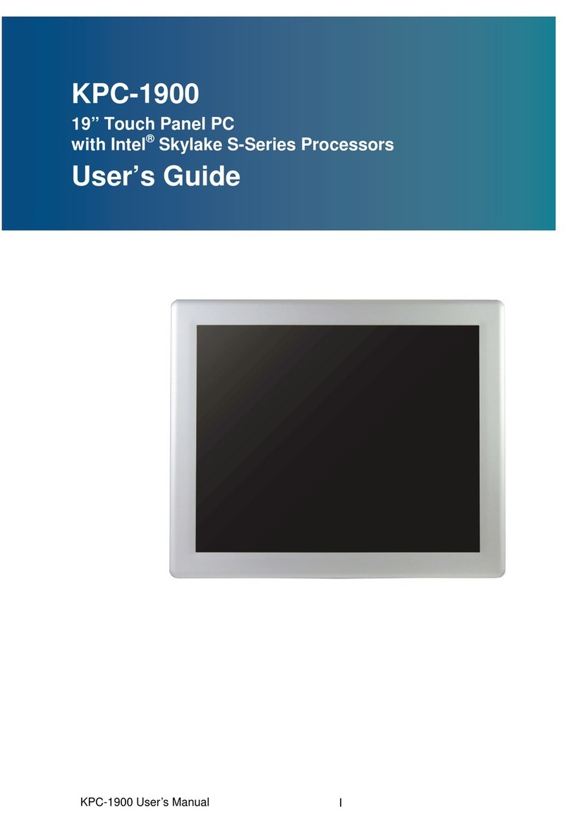 Quanmax KPC-1900 Series User manual Quanmax KPC-1900 Series User manual