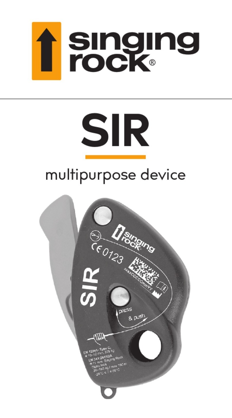 Singing rock SIR SINGING ROCK STATIC R44 11.0 manual