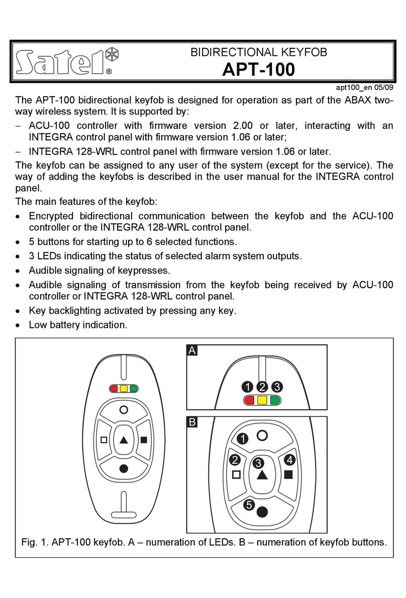 Satel APT-100 User manual