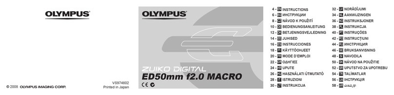 Olympus ZUIKO DIGITAL ED50mm f2.0 MACRO User manual