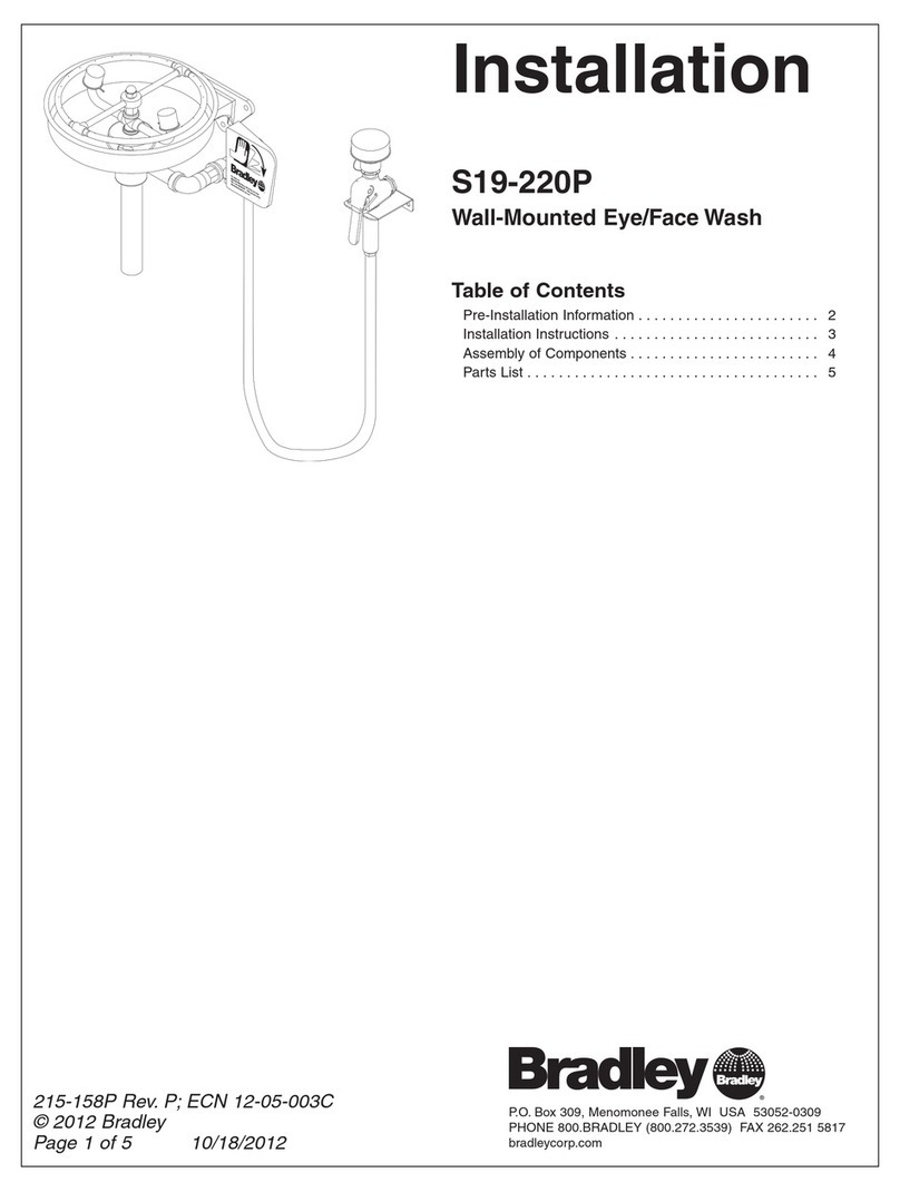 Bradley S19-220P User manual