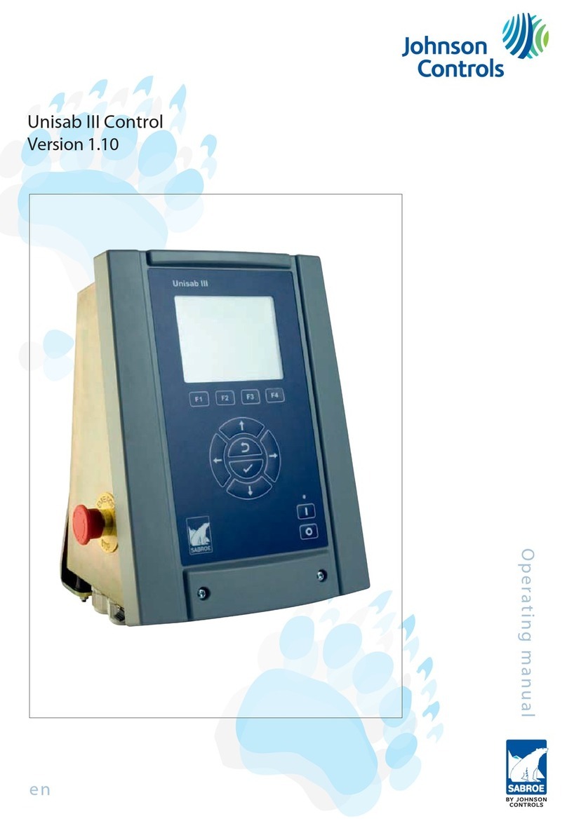 Johnson Controls Unisab III User manual