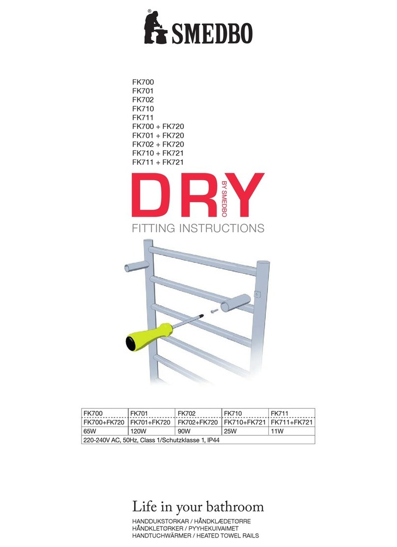 SMEDBO DRY Series Fitting instructions
