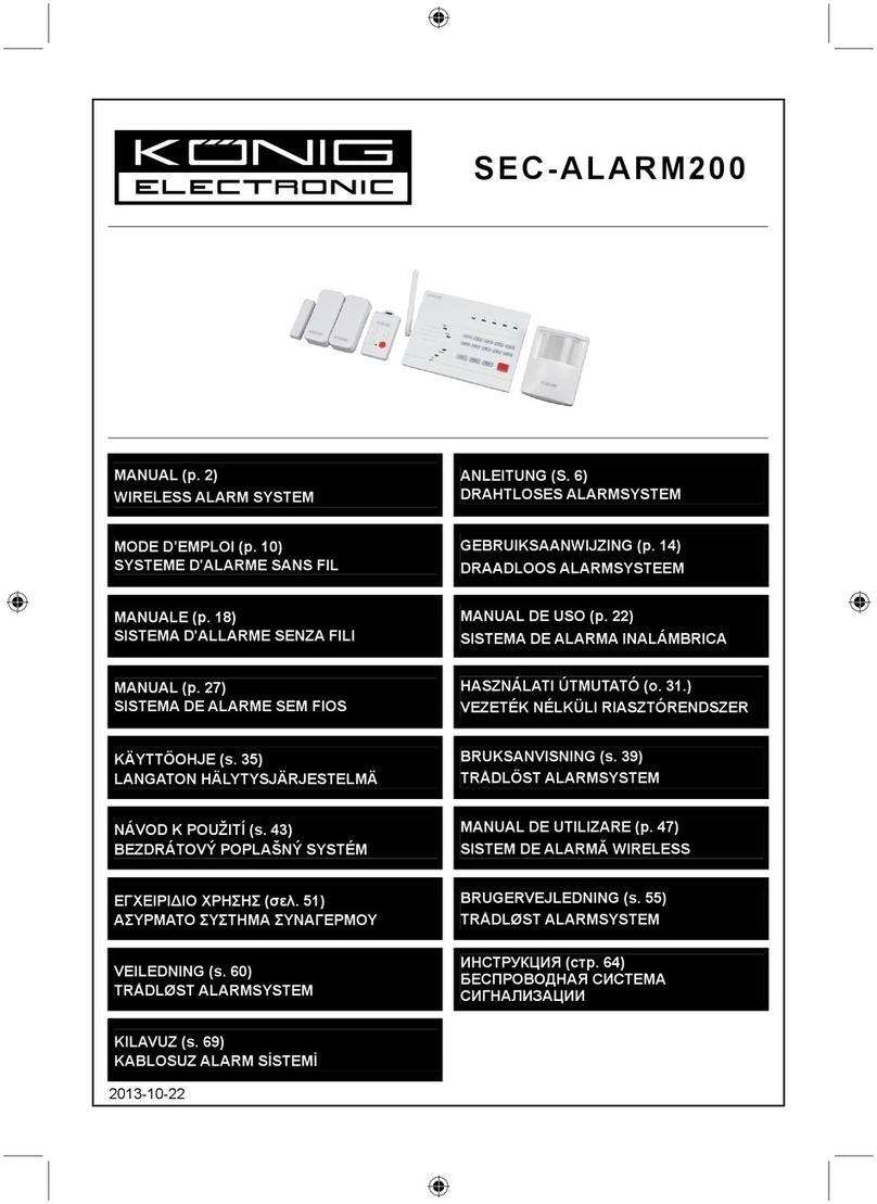 Konig SEC-ALARM200 User manual