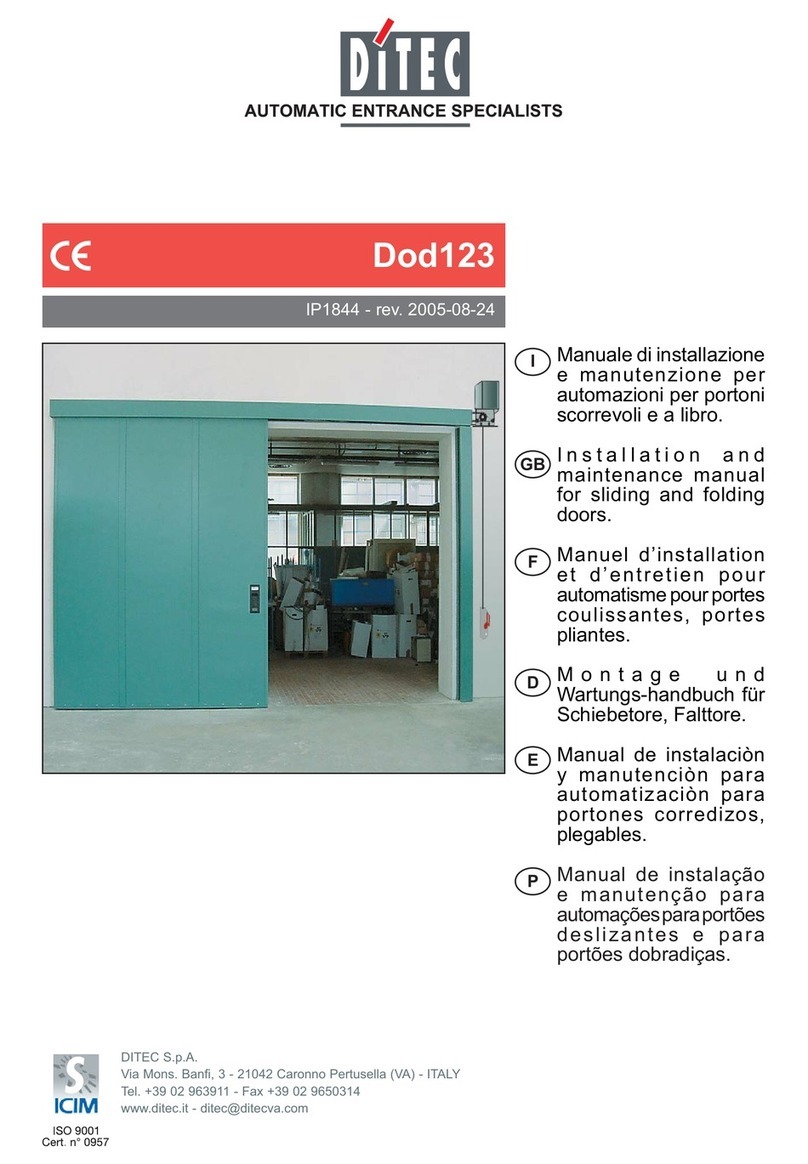 DITEC Dod123 Manual
