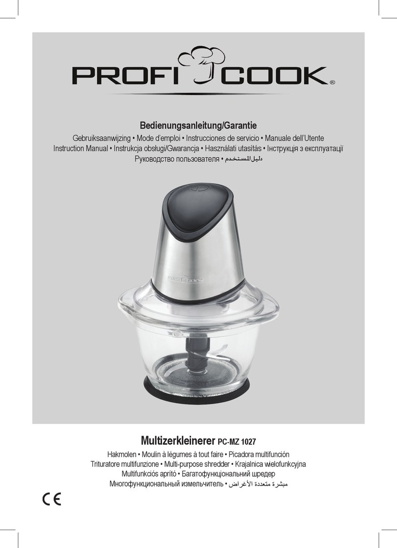 Proficook PC-MZ 1027 instruction manual