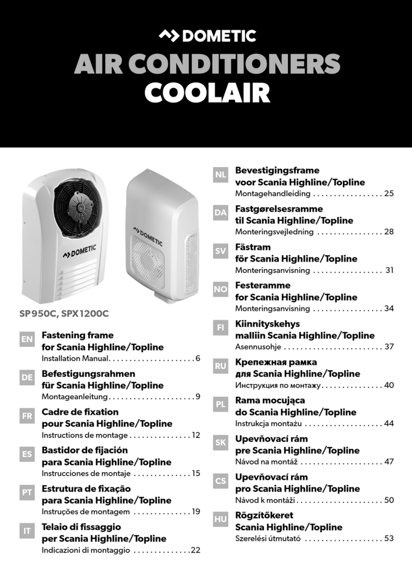 Dometic CoolAir SP950C User manual