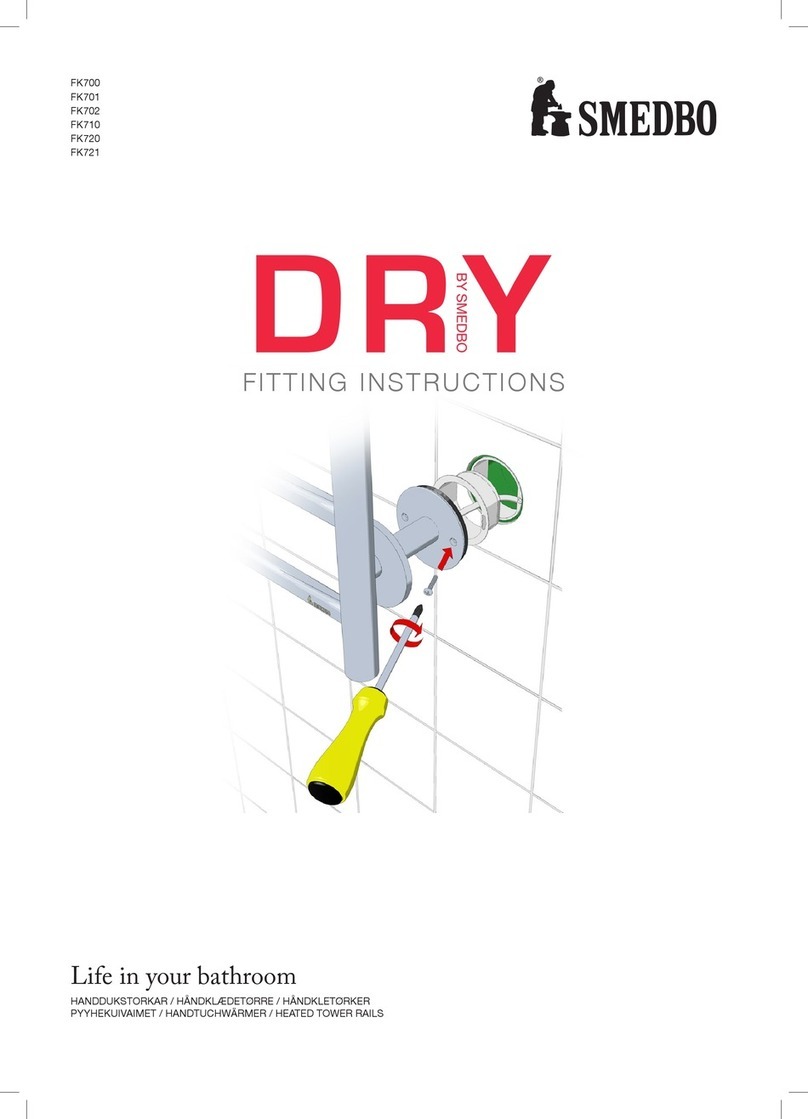 SMEDBO DRY Series Fitting instructions