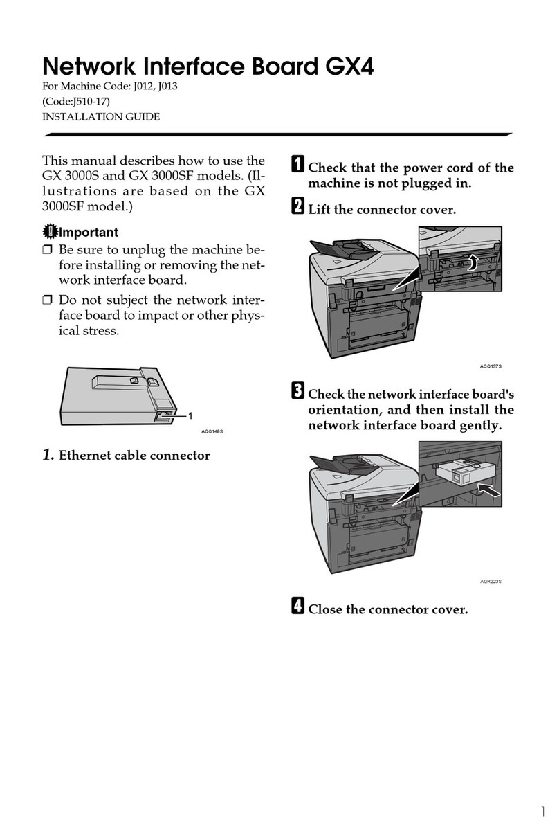 Ricoh GX4 User manual