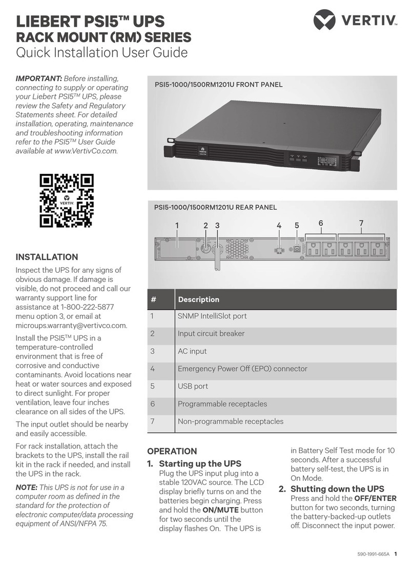 Vertiv LIEBERT PSI5 Series User manual