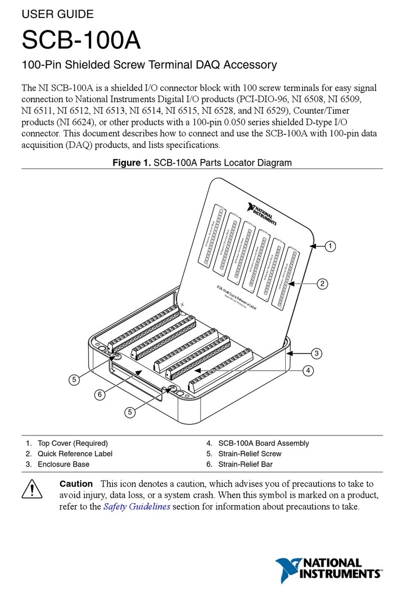 National Instruments SCB-100A user guide