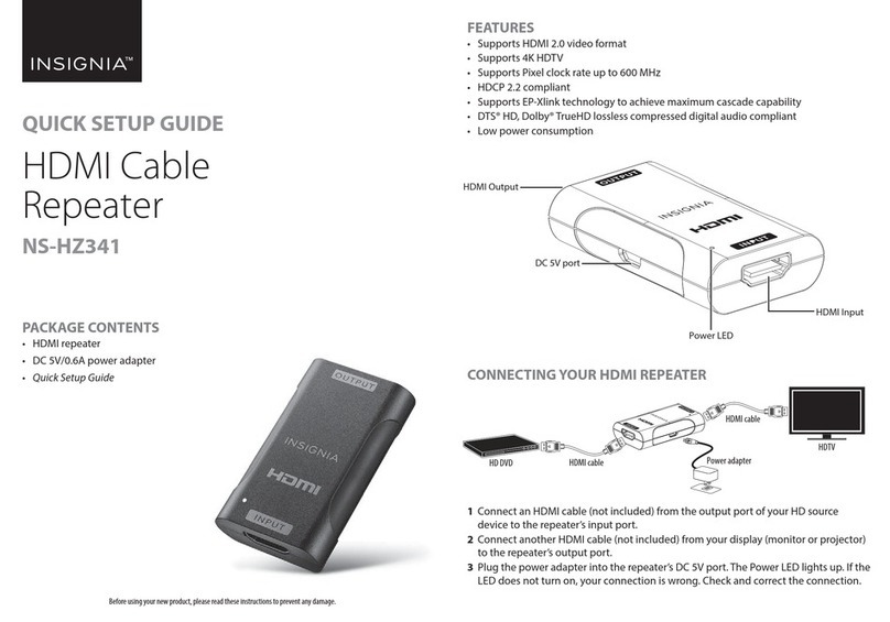 Insignia NS-HZ341 Quick setup guide