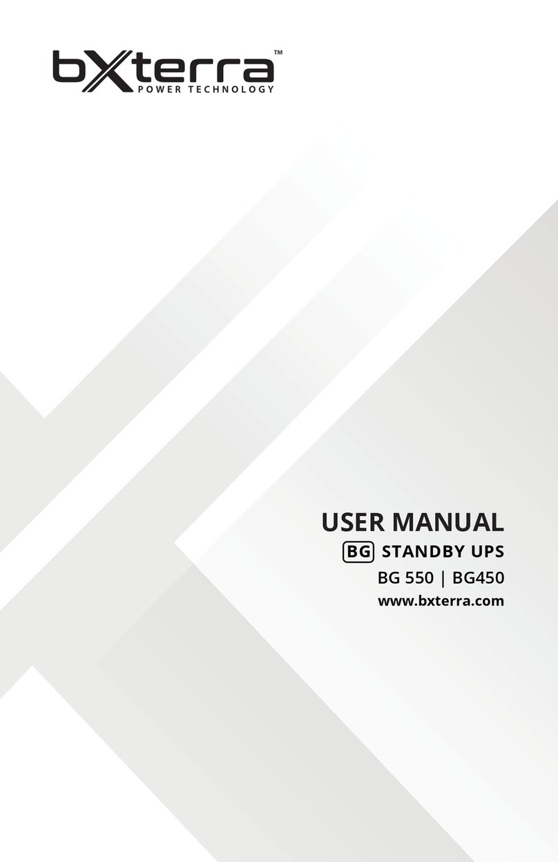 bXterra BG 550 user manual