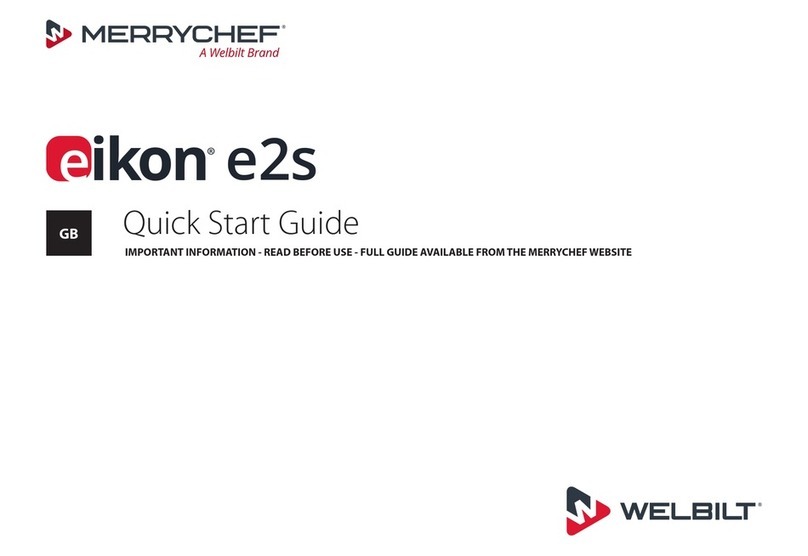 Welbilt MERRYCHEF eikon e2s quick start guide