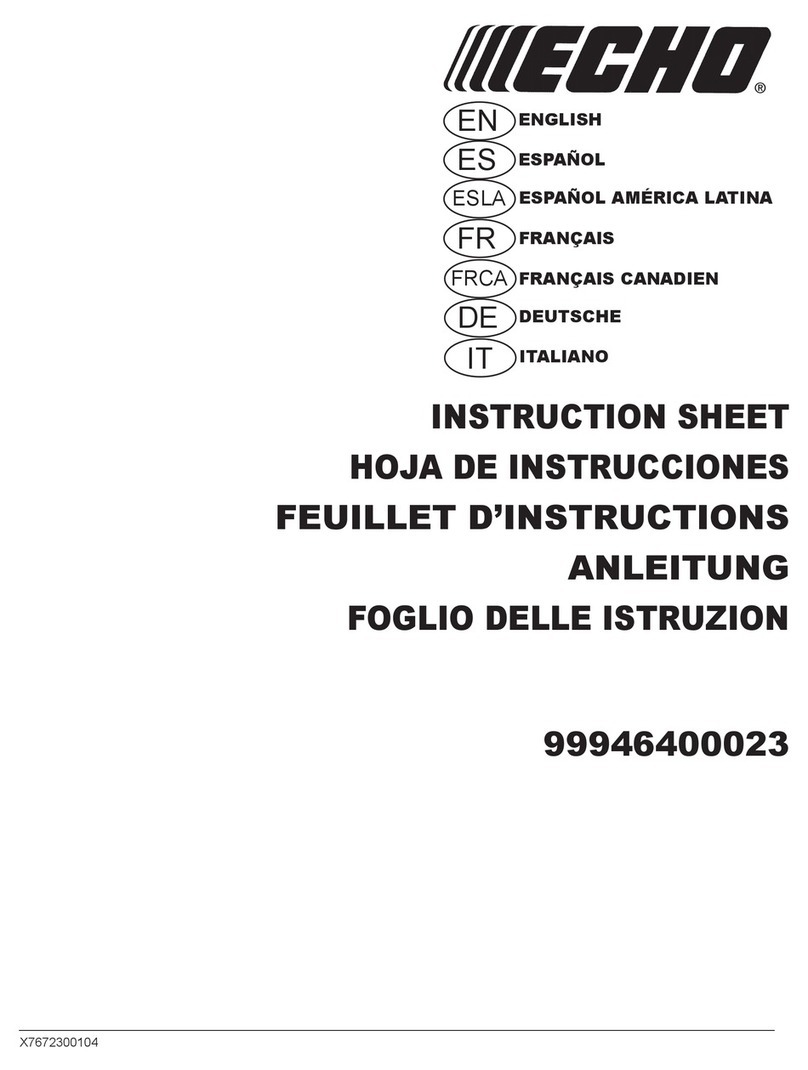 Echo Power Pruner 99946400023 User manual