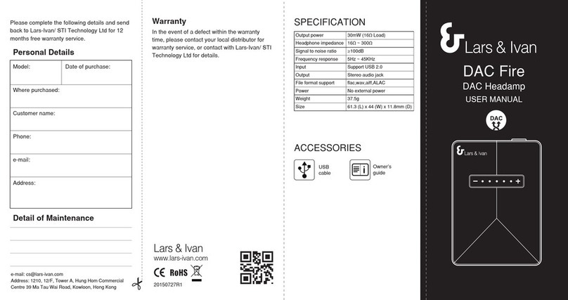 Lars & Ivan DAC Fire user manual