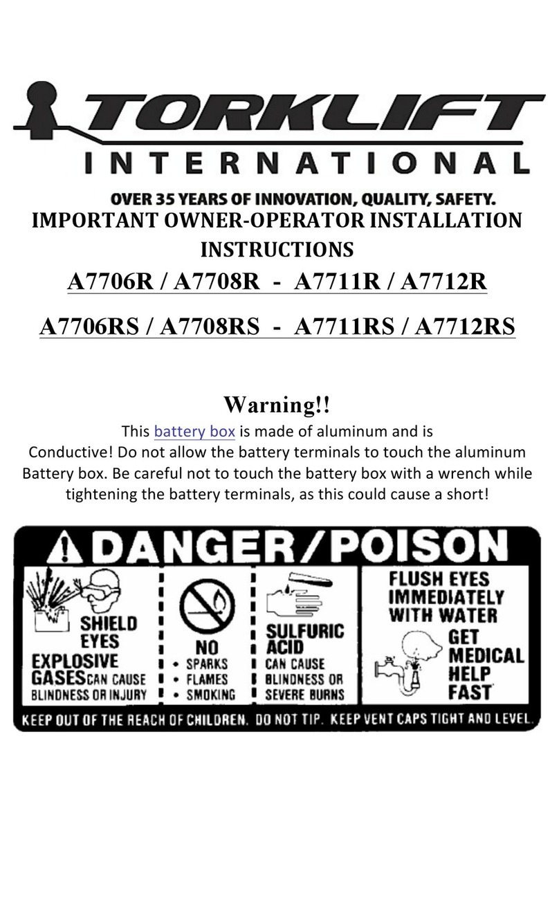 Torklift A7708R User manual