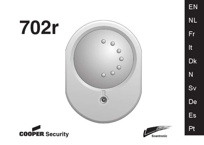 Cooper Security 702r manual
