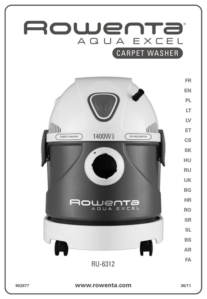 Rowenta Aqua Excell RU-6312 User manual