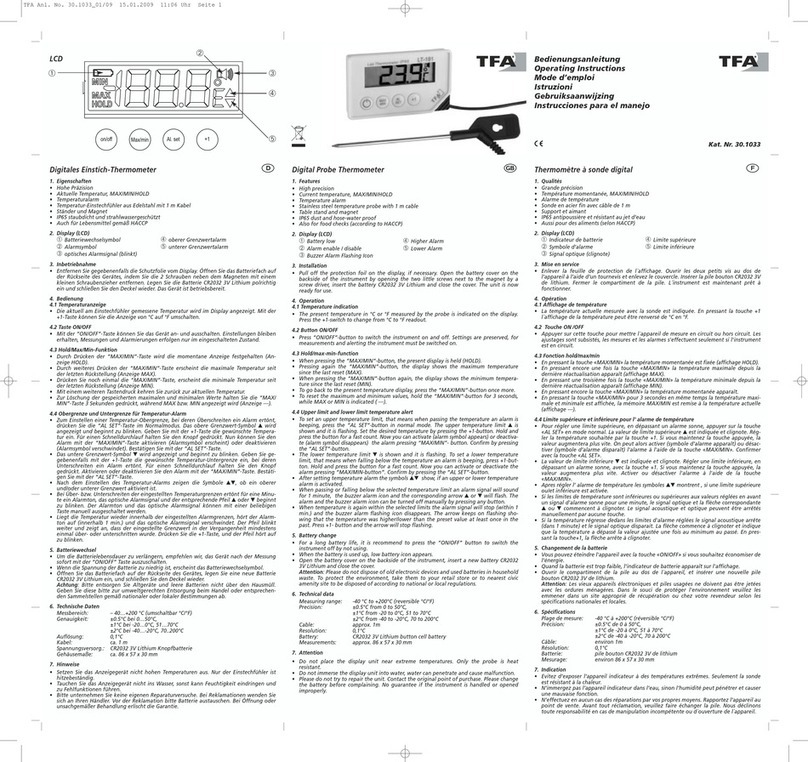 TFA 30.1033 User manual