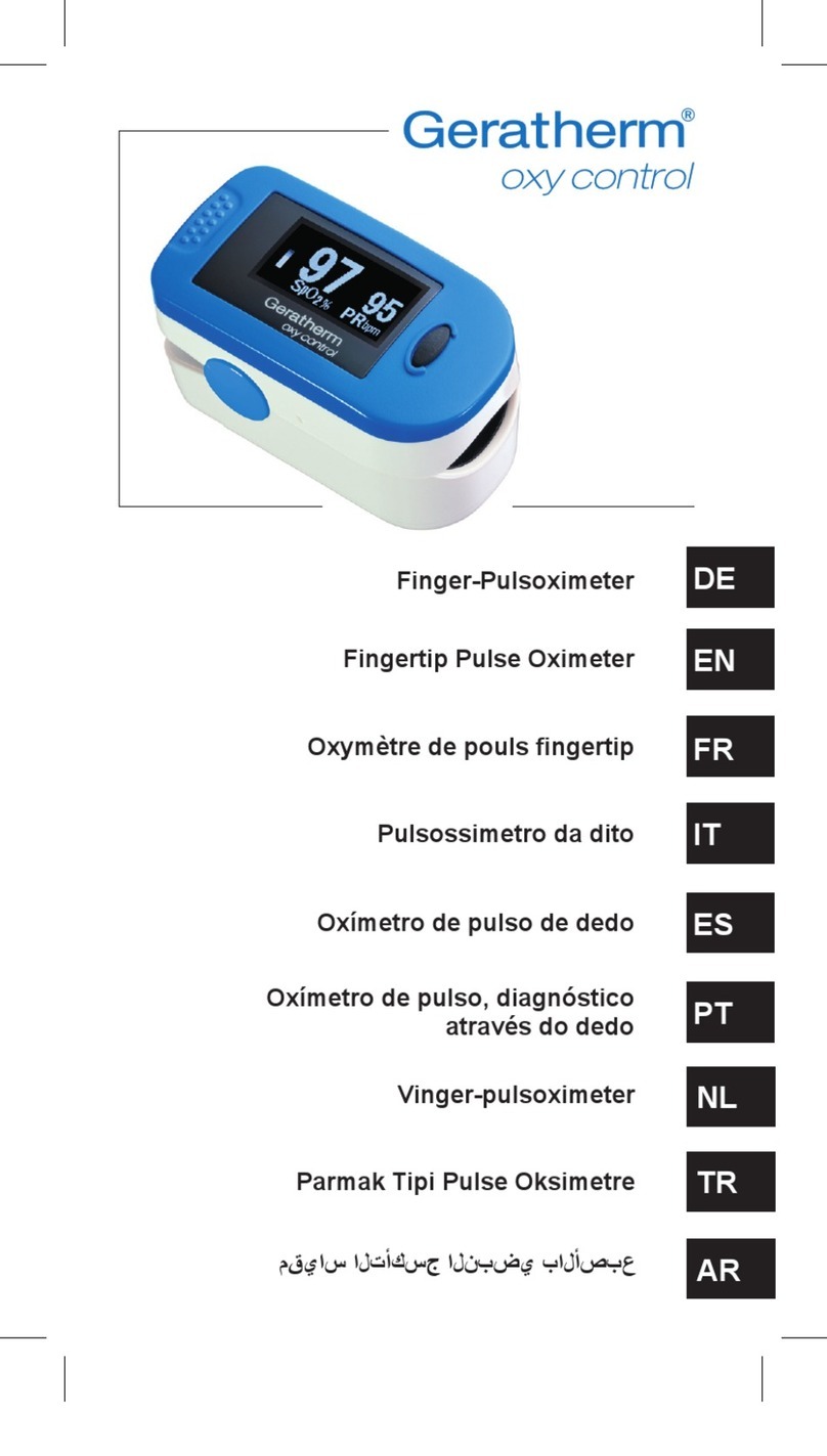 GERATHERM Oxy Control manual