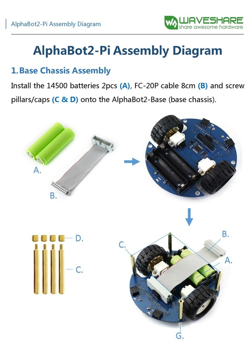 Waveshare AlphaBot2-Pi User manual