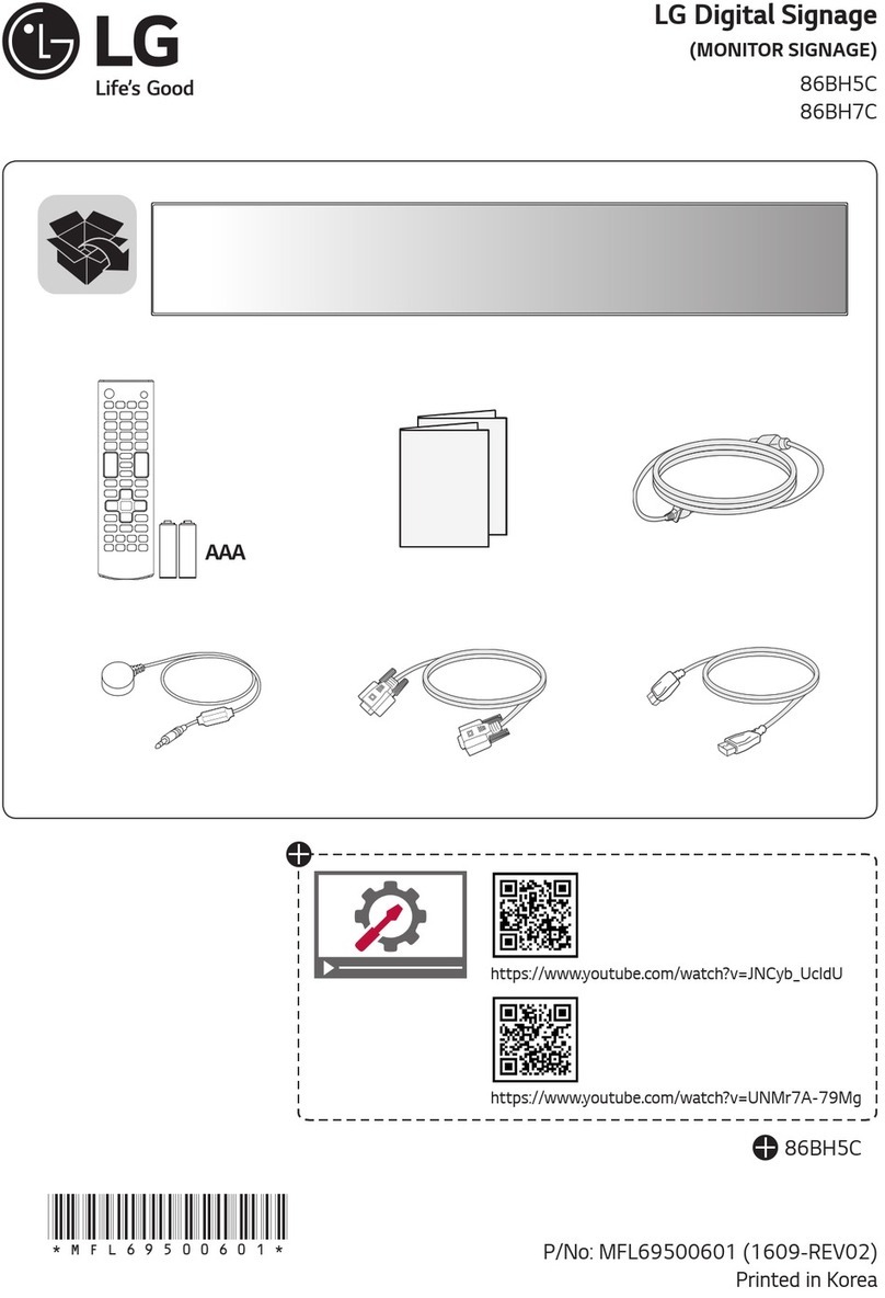 LG 86BH5C User manual