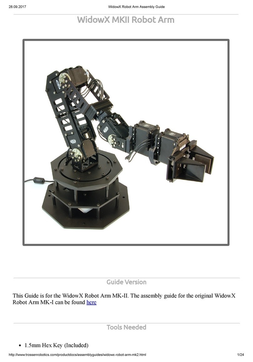 Trossen Robotics WidowX MKII Assembly guide Trossen Robotics WidowX MKII Assembly guide