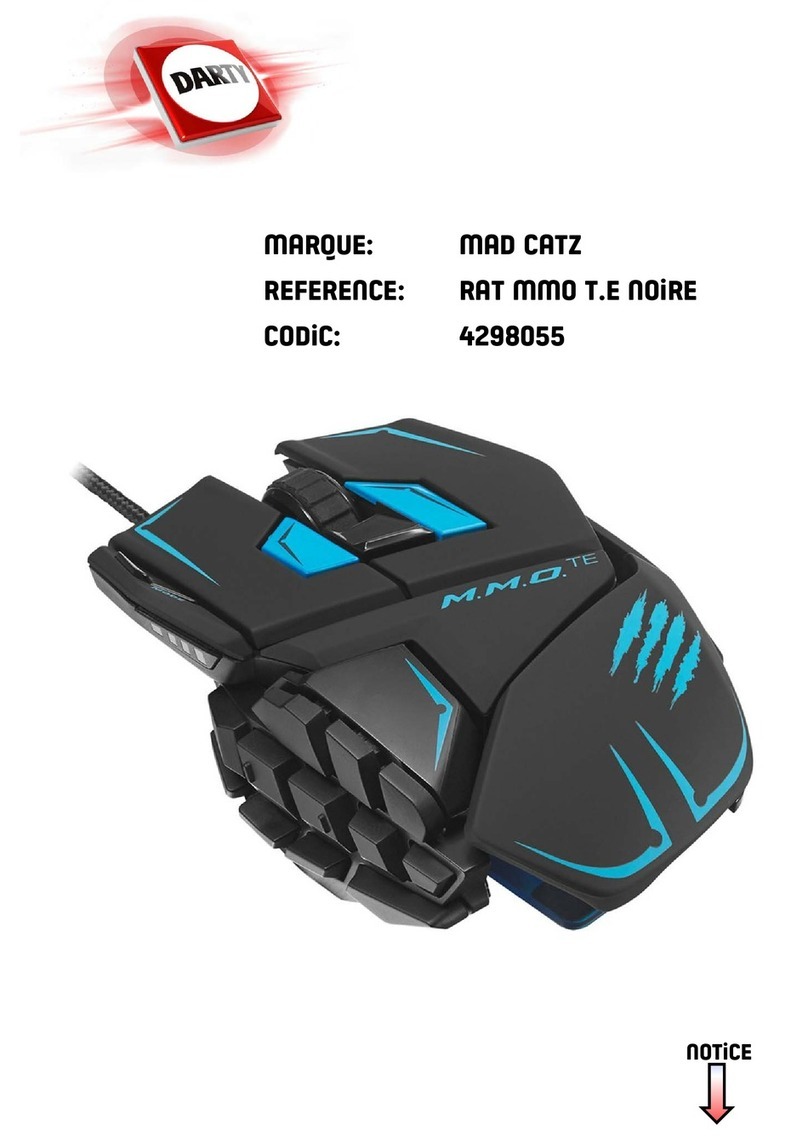 Mad Catz M.M.O. TE TOURNAMENT EDITION quick start guide