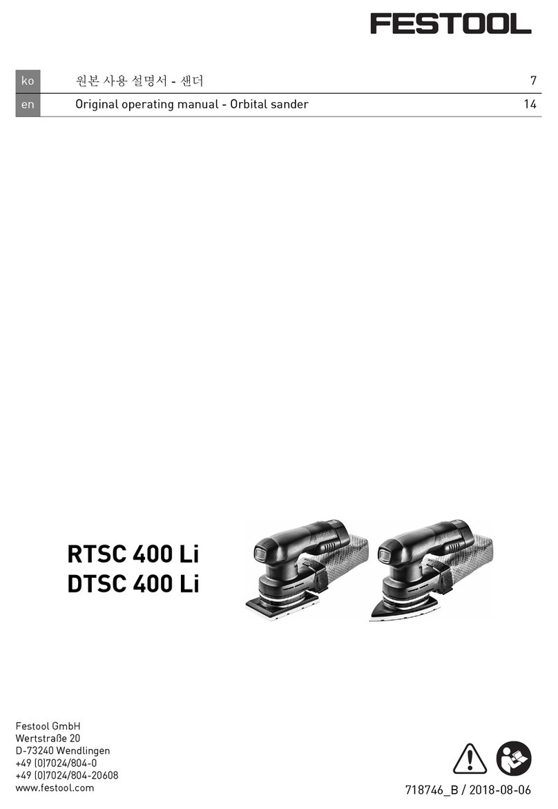 Festool DTSC 400Li Installation instructions