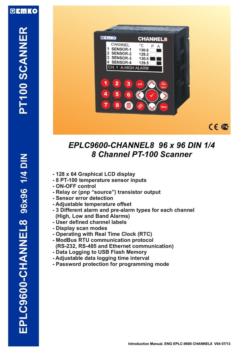 EMKO EPLC9600-CHANNEL8 instruction manual